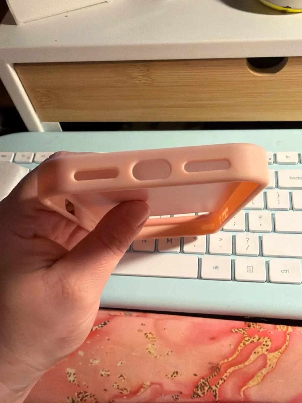 Pink Silicone Phone Case for iPhone 17 Pro Max